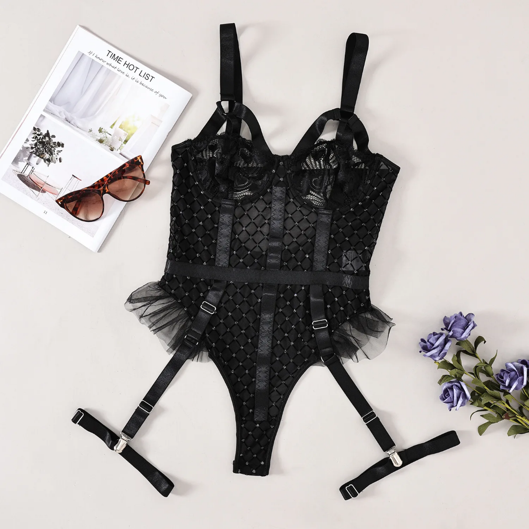 Noir Lace Bodysuit
