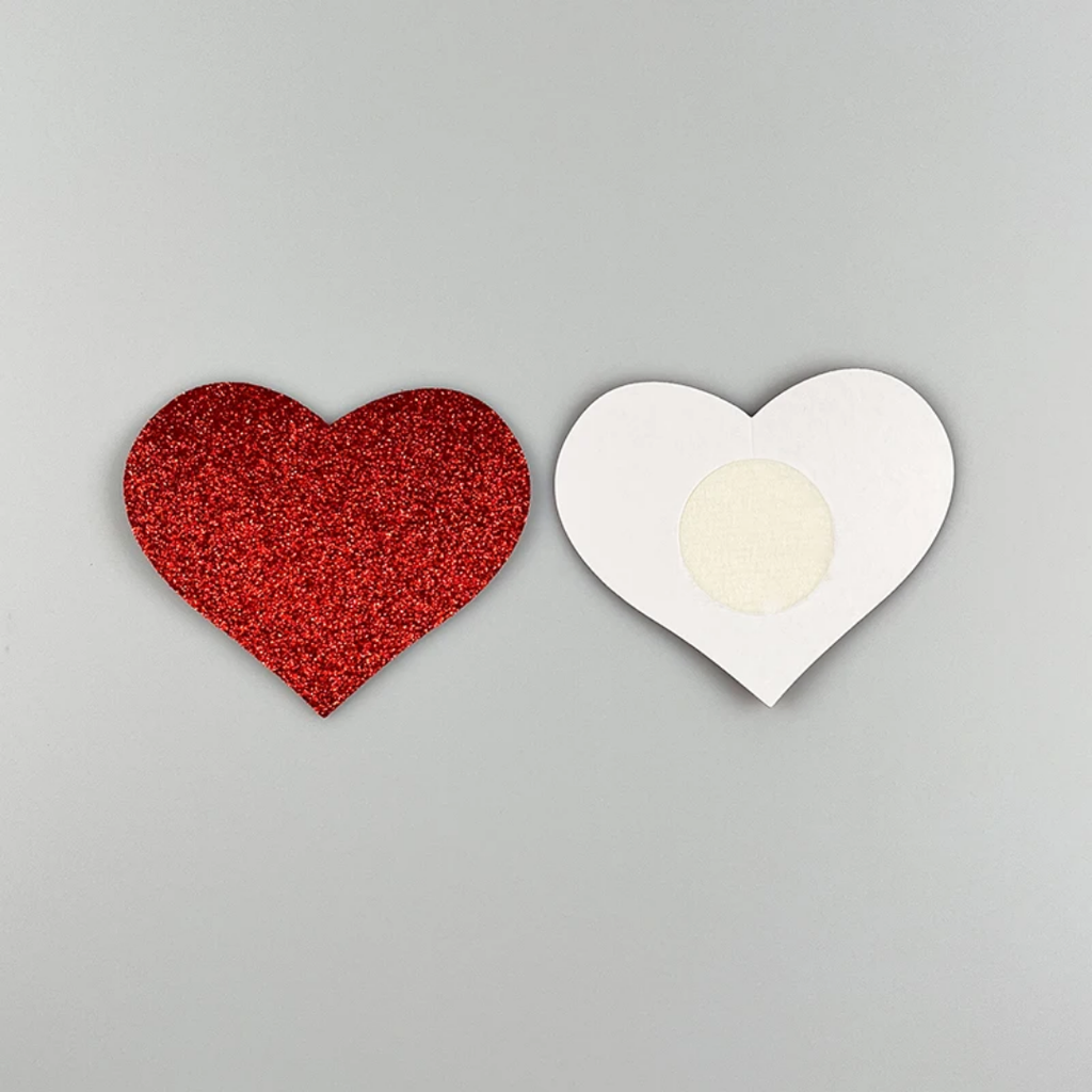 Glitter Heart Nipple Cover