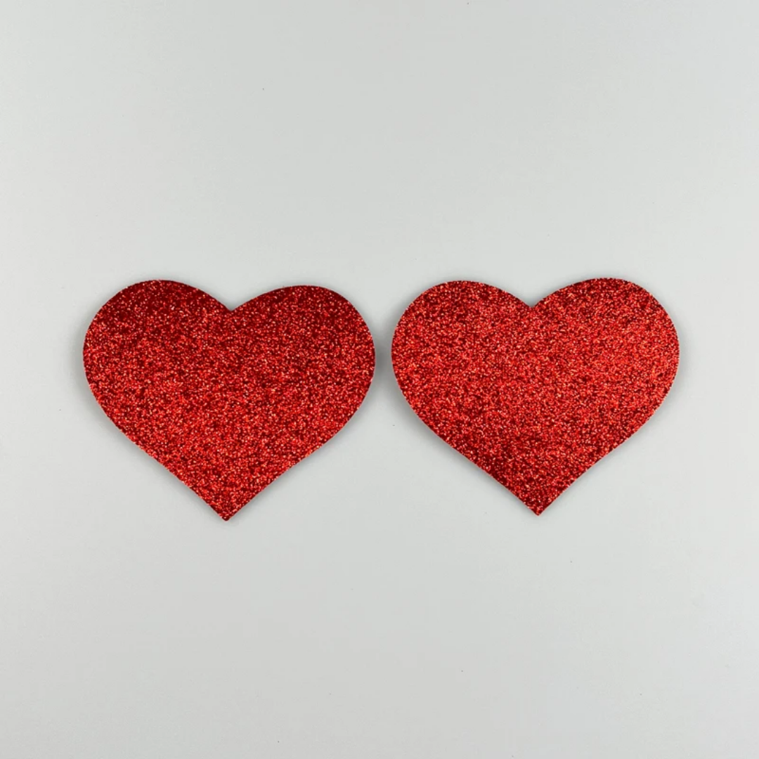 Glitter Heart Nipple Cover
