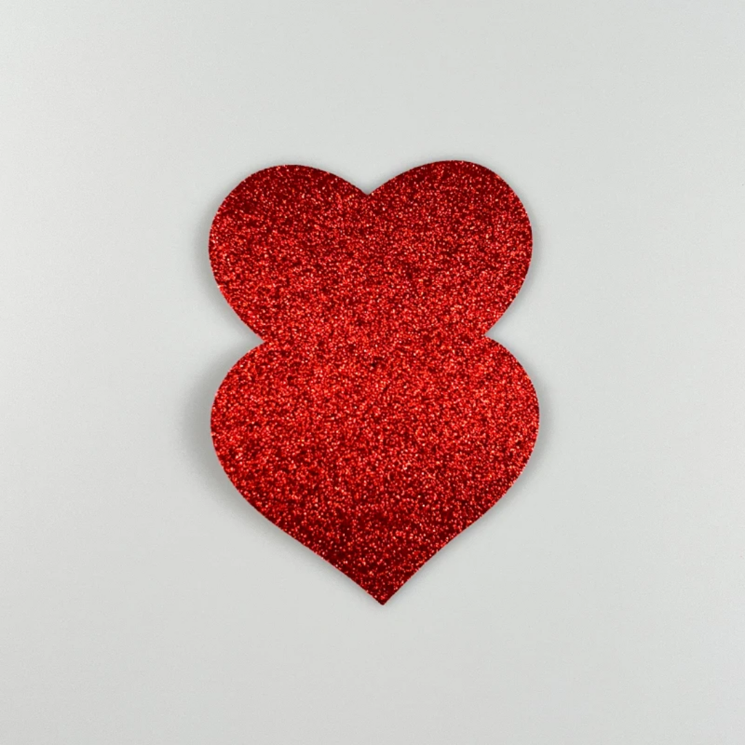 Glitter Heart Nipple Cover