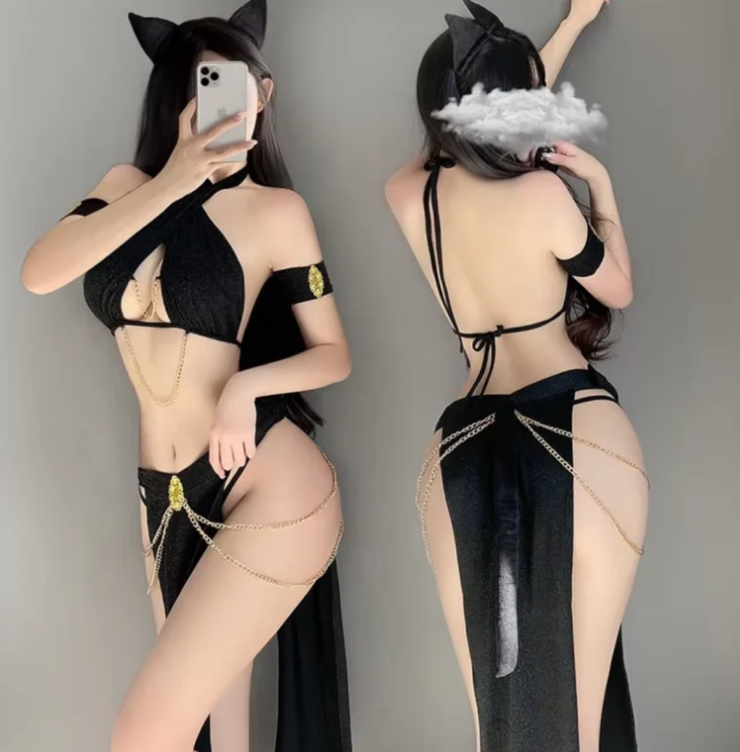 Chain Lingerie Set