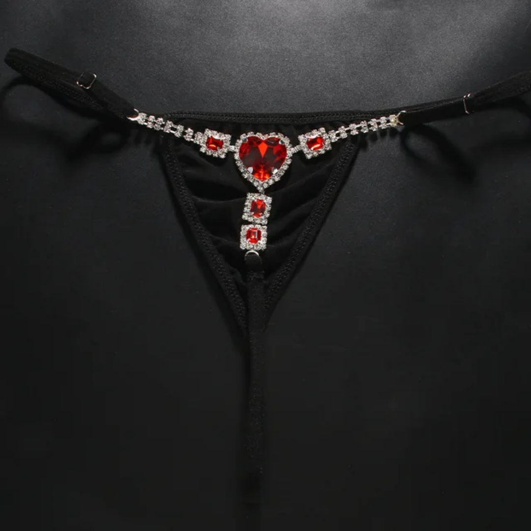 Rhinistone Heart String