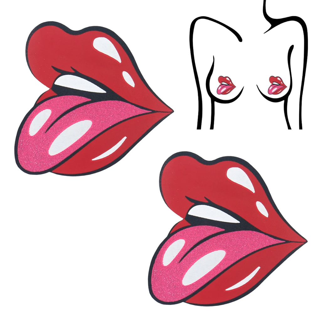 Glitter Tongue Nipple Cover