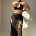 Leather Black Set