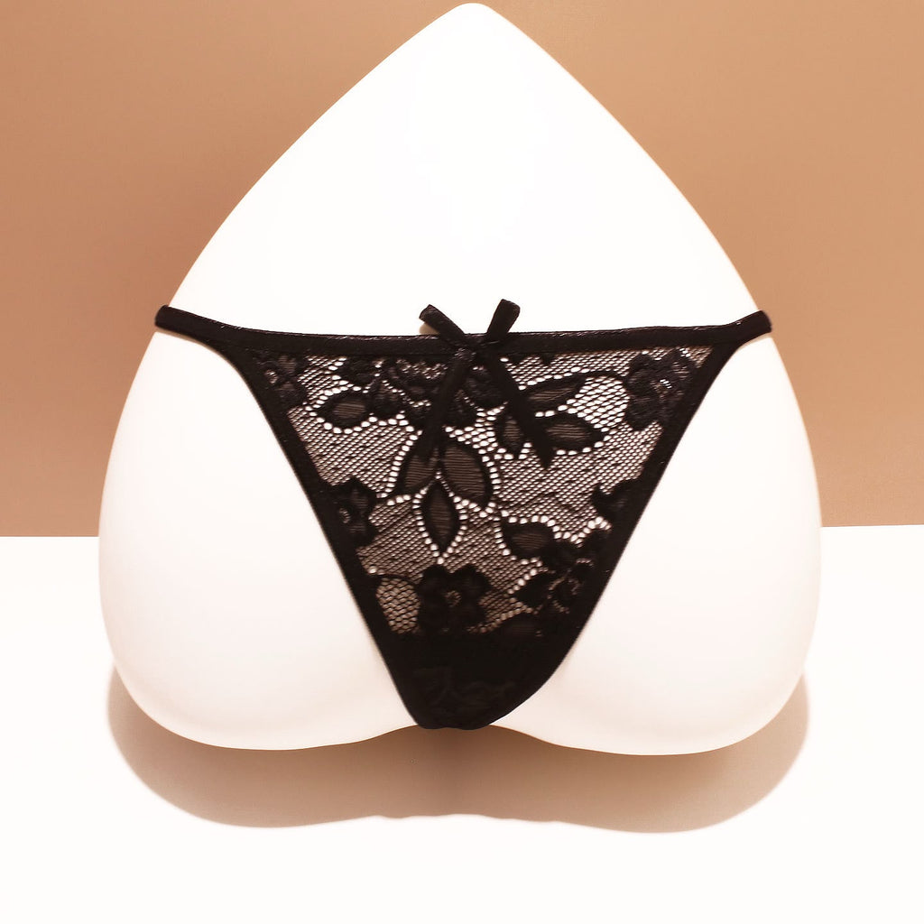 Floral Lace Thong