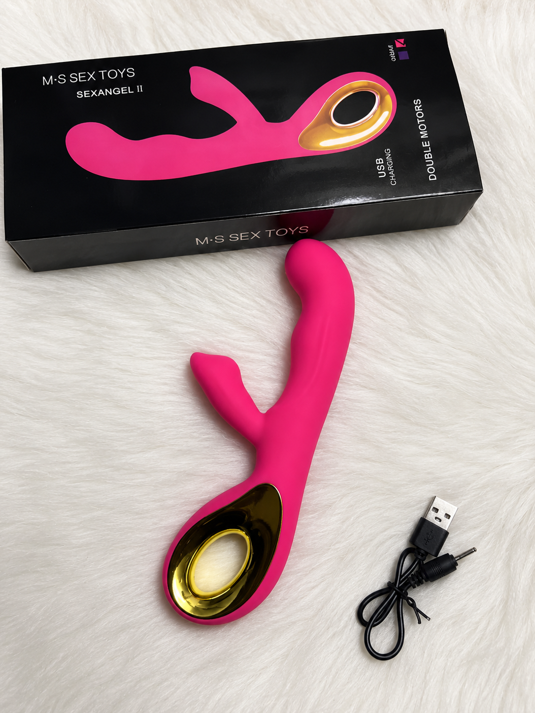 Rabbit Dual Motor Vibrator (usb charging)