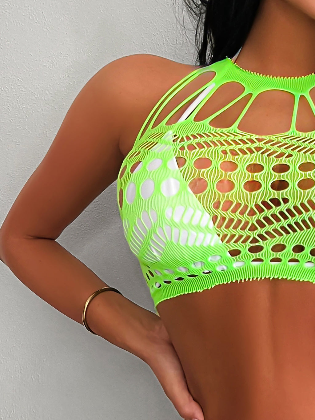 Neon Fishnet